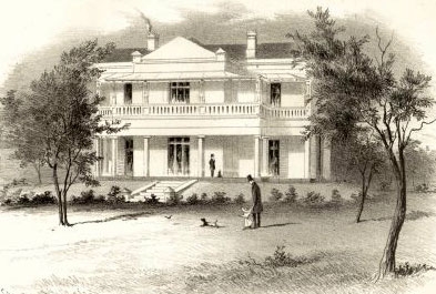 The property of E B Green ca.1854