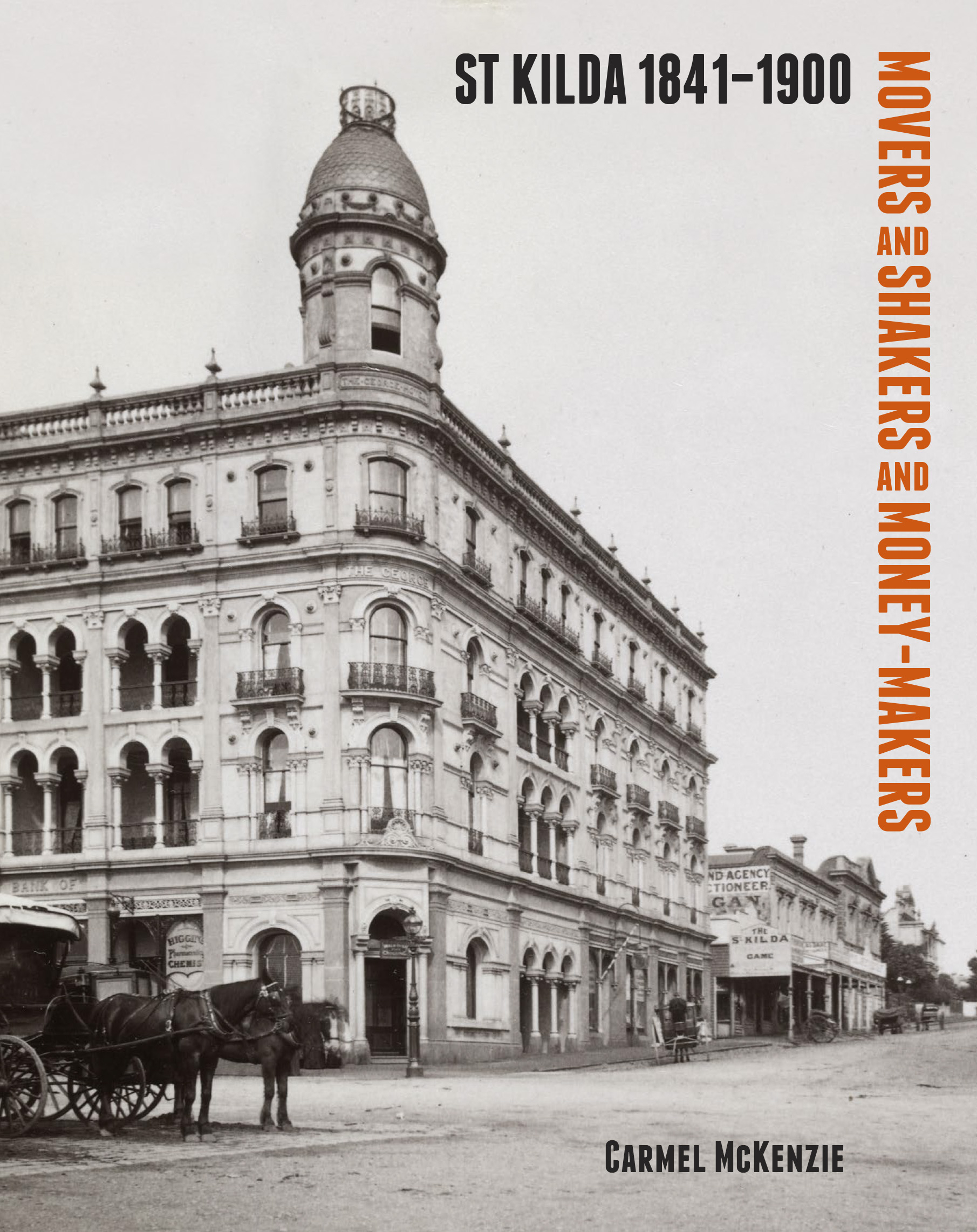 Book's front cover features George Hotel and Grey Street c 1880s